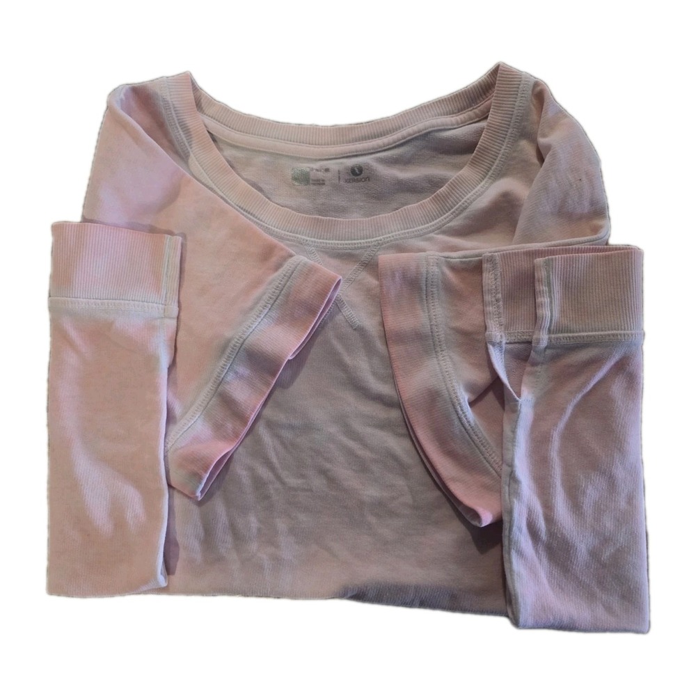 Xersion Loose Fit Faded Pink Color Women Size L Tie Dry Fade